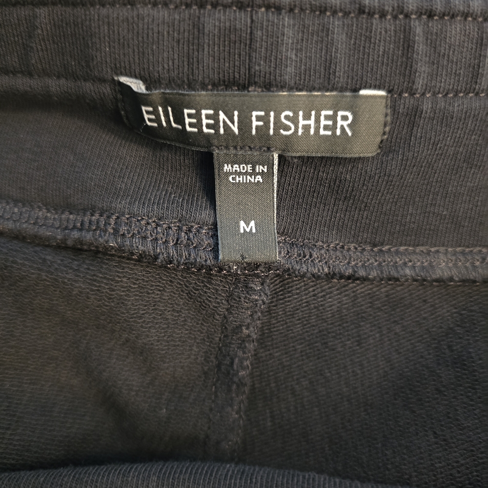 Eileen Fisher Black Wide Leg Pants - Picture 4 of 4